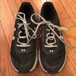 Boy Under Armour running shoes